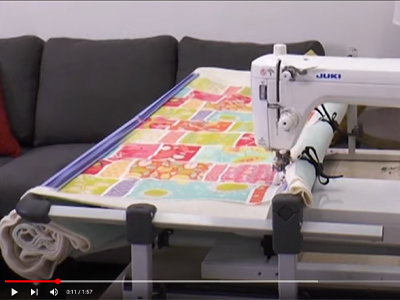 Loading Fabric onto the Cutie Tabletop Fabric frame
